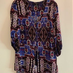 Quarter sleeve romper